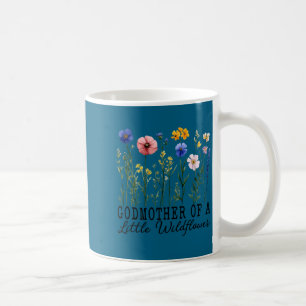 Patin des kleinen Wildblumen-Babys zum Geburtstag Kaffeetasse