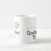 Patin, zum Geschenk zu sein Kaffeetasse (Mittel)