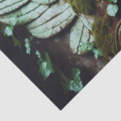 Patina Angel Skulptur Dekoupage Seidenpapier (Detail)