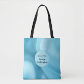 Patina Blue Soft Glow Gradient Abstract Tasche (Vorderseite)
