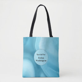 Patina Blue Soft Glow Gradient Abstract Tasche