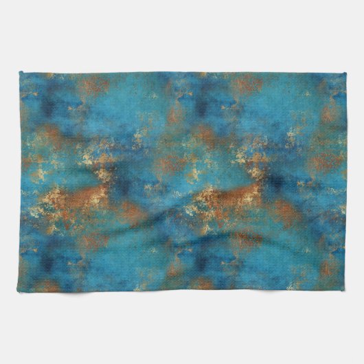 Patina Copper erschüttertes Aussehen Geschirrtuch (Horizontal)