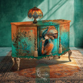 Patina Damask, Hintergrund für verwitterte Muster Seidenpapier