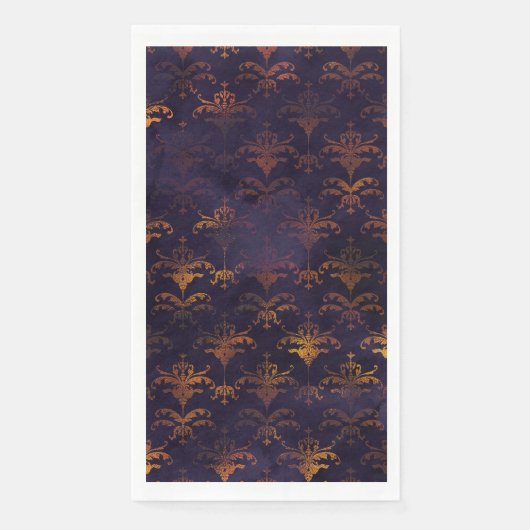 Patina Damaskus-Muster für Kupfer Serviette (Vorderseite)