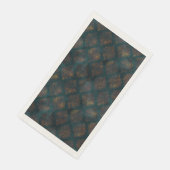 Patina Damaskus-Muster für Kupfer Serviette (Ecke)