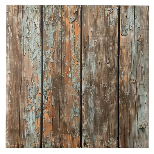 Patina-Holz rustikale abgenutzte Planke  Fliese (Vorderseite)