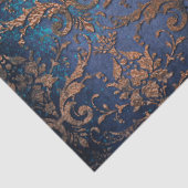 Patina Scroll Blume für Lila Dekoupage Seidenpapier (Detail)