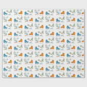 Patinando en Navidades Geschenkpapier (Flach)