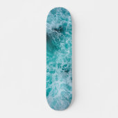 Patineta Blue Ocean waves Skateboard (Vorne)