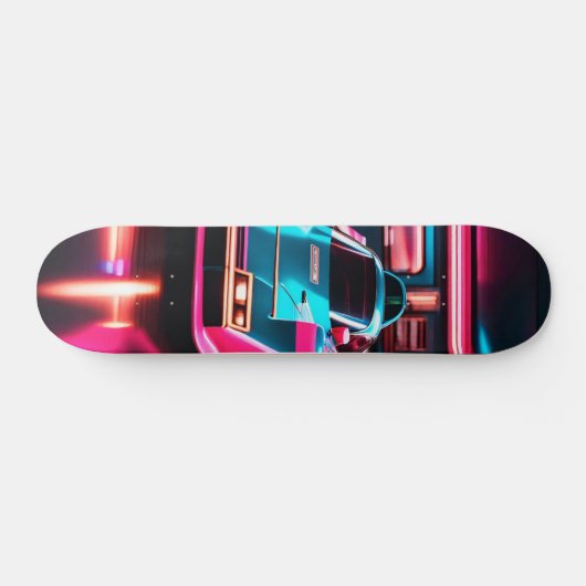 Patineta Coche Deportivo Y Luces De Neón Skateboard (Horizontal)