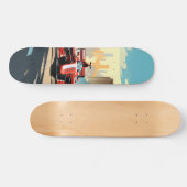 Patineta Coche Formula 1 En Autódromo Skateboard (Horizontal)