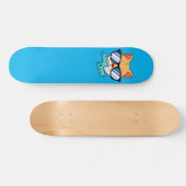 patineta con krankño de gato cool skateboard (Horizontal)
