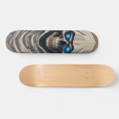Patineta Encapuchado Monstruo Esqueleto Skateboard (Horizontal)