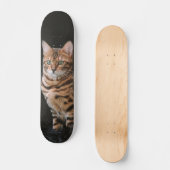 Patineta Gato De Raza Bengala Skateboard (Vorderseite)