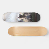 Patineta Gato De Tres Colores Diferentes Skateboard (Horizontal)