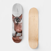 Patineta Gato Raza Esfinge Skateboard (Vorderseite)