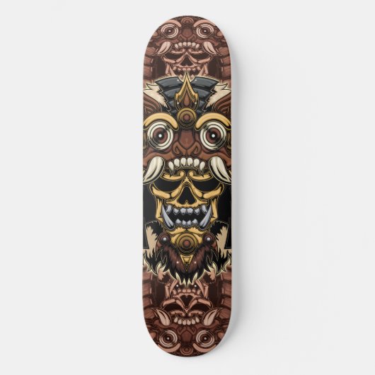 Patineta máscara Bali Skateboard (Vorderseite)