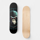 Patineta Mono Robot Combativo Skateboard (Vorderseite)