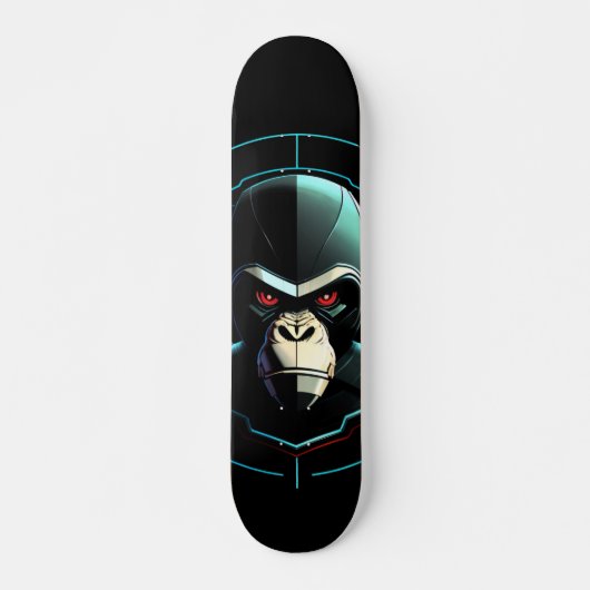 Patineta Mono Robot Combativo Skateboard (Vorne)