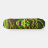 Patineta Monstruo De Medusa Verde Skateboard (Horizontal)
