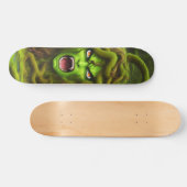 Patineta Monstruo De Medusa Verde Skateboard (Horizontal)