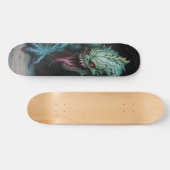 Patineta Monstruo Lagarto Poseído  Skateboard (Horizontal)