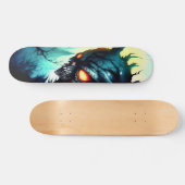 Patineta Oscuro Mítico Monstruo Árbol Skateboard (Horizontal)