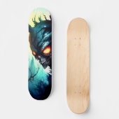 Patineta Oscuro Mítico Monstruo Árbol Skateboard (Vorderseite)