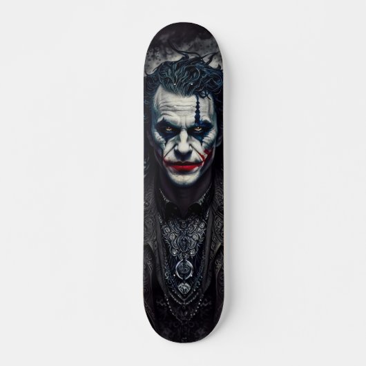 Patineta Payaso Con Mirada Escalofriante Skateboard (Vorne)