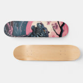 Patineta Tigre Feroz Nocturno Skateboard (Horizontal)