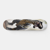 Patineta Tiranosaurio Rex Agresivo Depredador Skateboard (Horizontal)