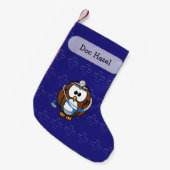 pating Doc.-Eule - Weihnachtssocke Kleiner Weihnachtsstrumpf (Vorderansicht (hängend))