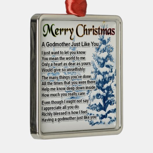 Patingedicht - Weihnachtsentwurf Ornament Aus Metall (Rechts)