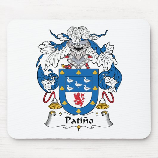 Patino Familienwappen Mousepad (Vorne)