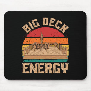Patio Big Deck Energy Grilling Outdoorsy Meat Gril Mousepad
