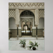 Patio de las Munecas, 12.-14. Jahrhundert Poster (Vorne)