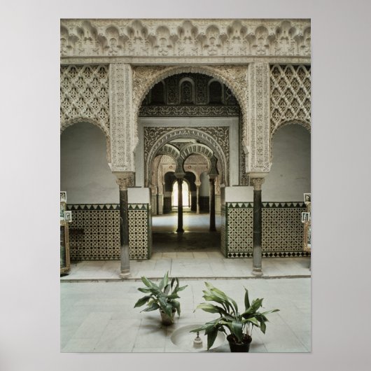 Patio de las Munecas, 12.-14. Jahrhundert Poster (Vorne)