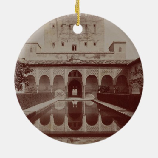 Patio de Los Arrayanes, Alhambra, c.1875-80 (Sepia Keramikornament (Hinten)