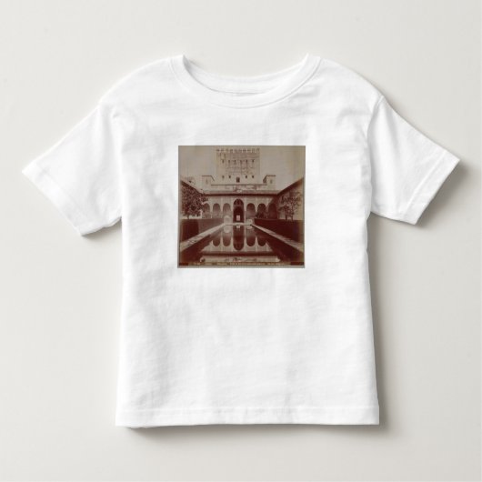Patio de Los Arrayanes, Alhambra, c.1875-80 (Sepia Kleinkind T-shirt (Vorderseite)