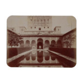 Patio de los Arrayanes, Alhambra, c.1875-80 (sepia Magnet (Horizontal)