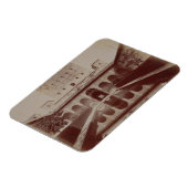 Patio de los Arrayanes, Alhambra, c.1875-80 (sepia Magnet (Linke Seite)