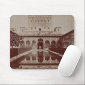 Patio de Los Arrayanes, Alhambra, c.1875-80 (Sepia Mousepad (Mit Mouse)