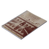 Patio de Los Arrayanes, Alhambra, c.1875-80 (Sepia Notizblock (Linke Seite)