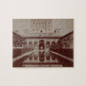 Patio de Los Arrayanes, Alhambra, c.1875-80 (Sepia Puzzle (Horizontal)