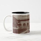 Patio de Los Arrayanes, Alhambra, c.1875-80 (Sepia Zweifarbige Tasse (Links)