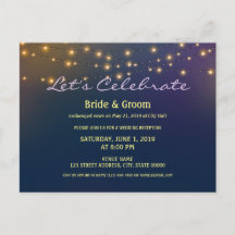 Patio Lights Hochzeitsempfang Eloped