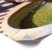 Patio mit Croad-Verkostung, Paso Robles Poster (Ecke)