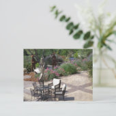 Patio von Croad Probierstube, Paso Robles Postkarte (Stehend Vorderseite)