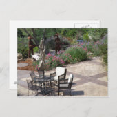 Patio von Croad Probierstube, Paso Robles Postkarte (Vorne/Hinten)