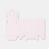 Patisserie Boulangerie Pink Stripe Geschenkschachtel (Ungefaltet)